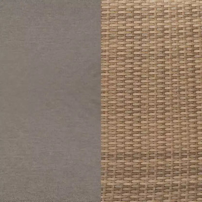 Flash Furniture Nico Set Divano Modulare a Due Posti con Tavolo e Pouf per Interni/Esterni