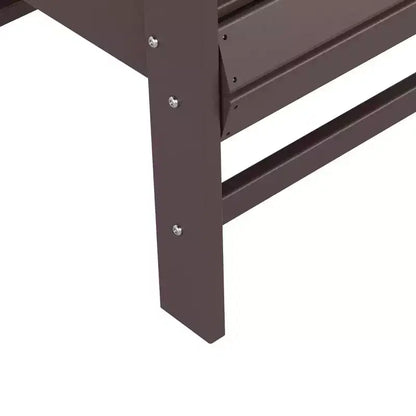 WestinTrends Set da 5 Pezzi con Tavolo Rotondo e Poltrone con Schienale Curvo per Patio Esterno