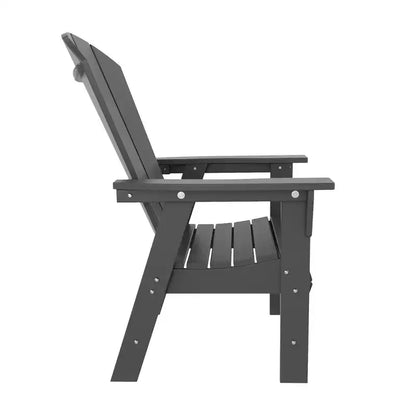 WestinTrends Set da 5 Pezzi con Tavolo Rotondo e Poltrone con Schienale Curvo per Patio Esterno