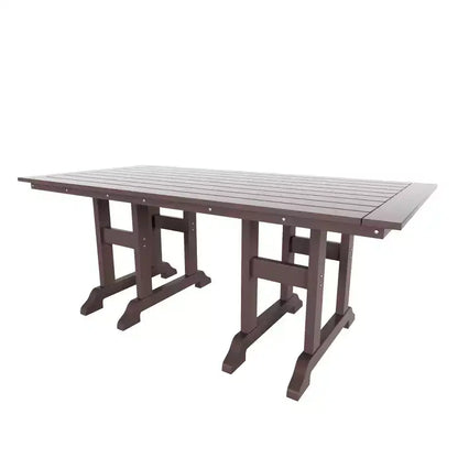 WestinTrends Set da pranzo da esterno a 6 pezzi con tavolo e panca