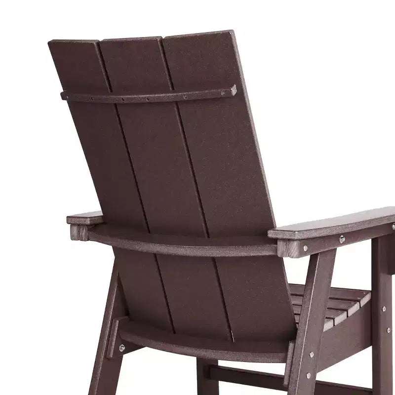 WestinTrends Set da pranzo da esterno con tavolo quadrato e 4 poltrone moderne, 5 pezzi
