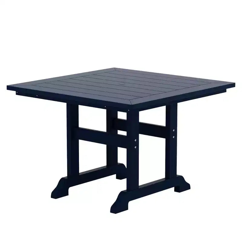 WestinTrends Set da pranzo da esterno con tavolo quadrato e 4 poltrone moderne, 5 pezzi