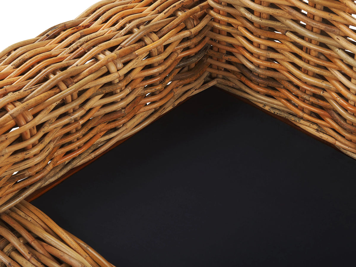 3-seater garden sofa Natural Rattan