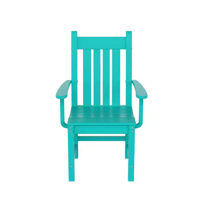 WestinTrends Malibu Ensemble de salle à manger d'extérieur 7 pièces avec table de salle à manger et chaise de salle à manger, turquoise
