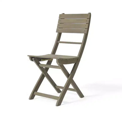 Set da pranzo pieghevole GDFStudio Rabion da esterno a 5 pezzi in legno di acacia, grigio