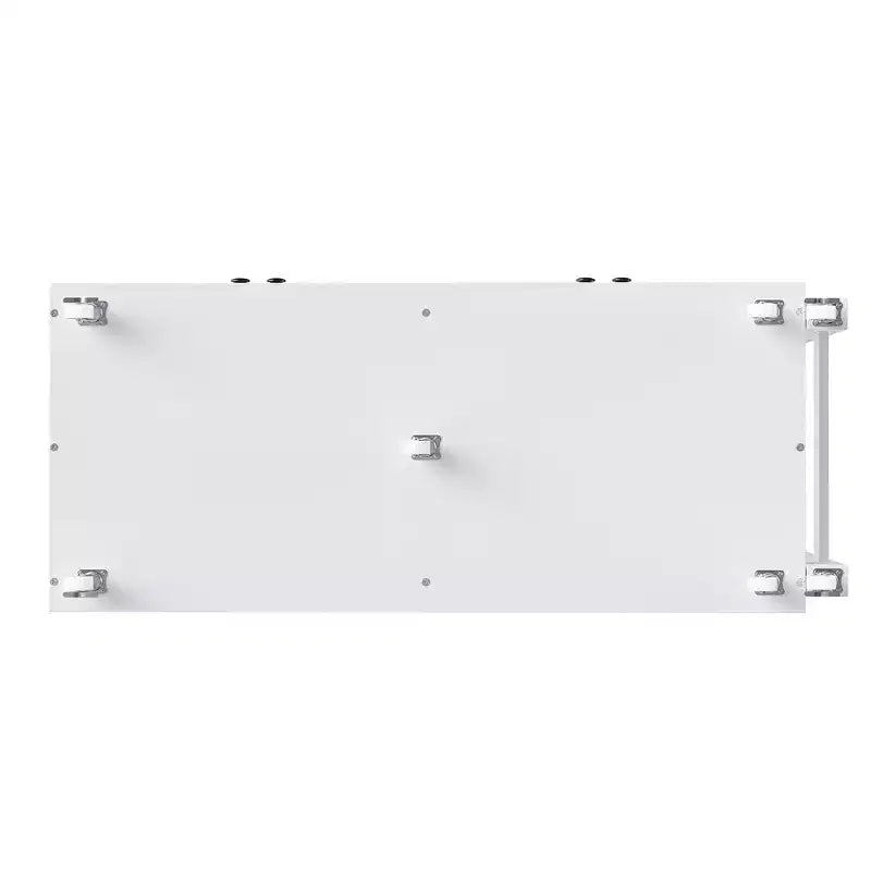 Isola da Cucina da 189 cm con Tavolo da Pranzo Estensibile, Carrello con 4 Armadietti, 2 Cassetti, Porta Spezie, Ripiani Regolabili
