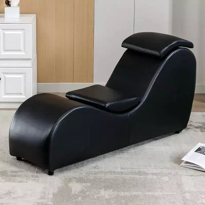 Chaise longue da yoga da 60 pollici con cuscino poggiatesta regolabile