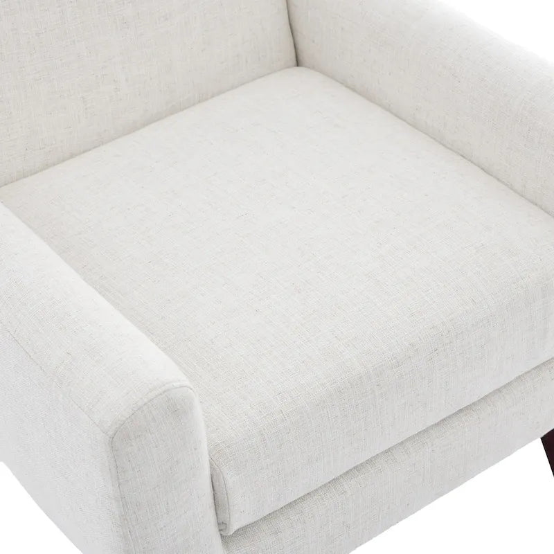 Fauteuil d'appoint en lin, à oreilles, lot de 2