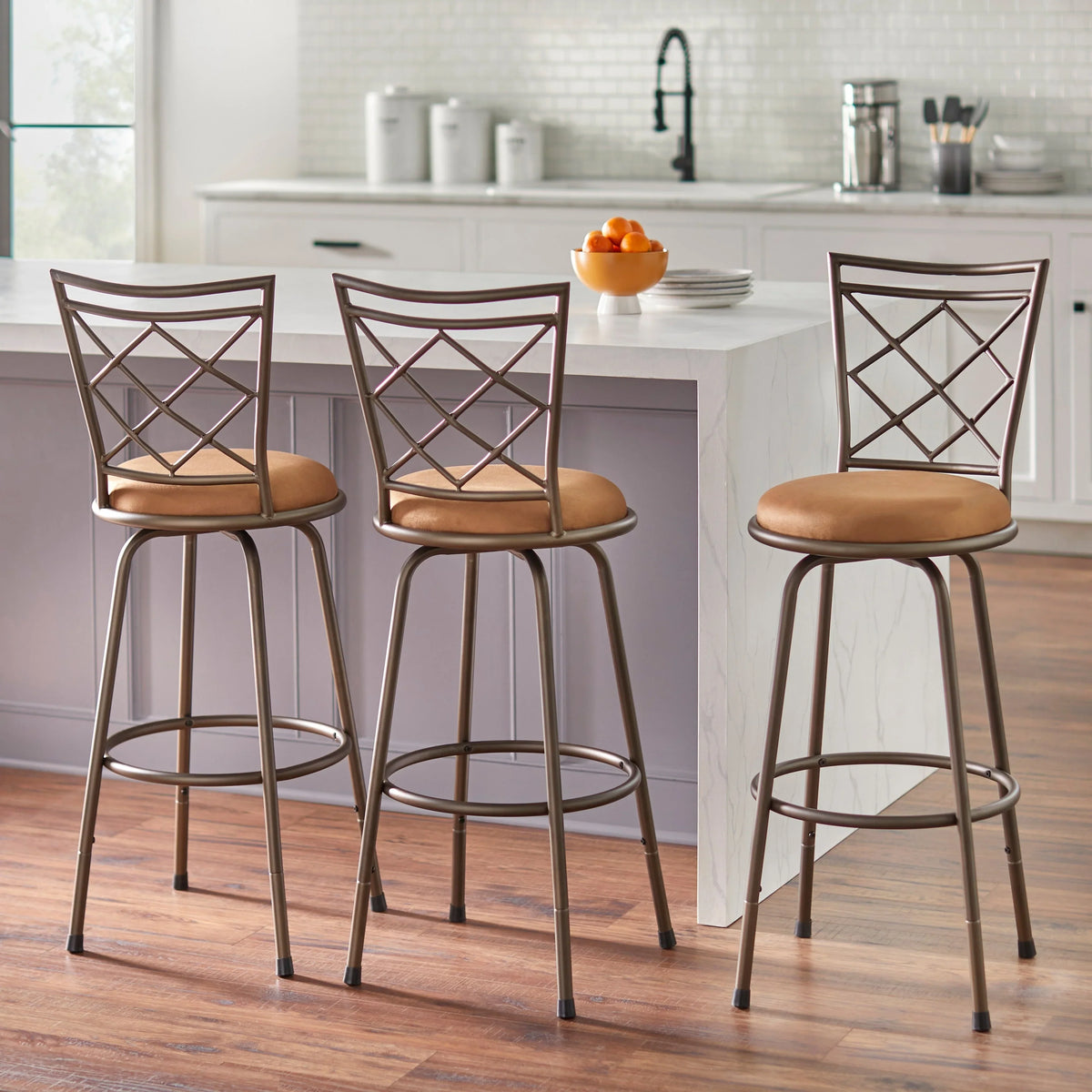 Sgabelli girevoli regolabili in altezza Simple Living Alyssa (set da 3)