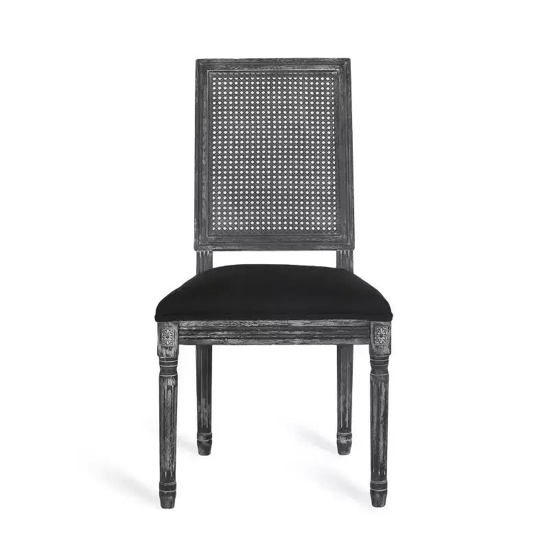 Lot de 6 chaises de salle à manger Regina en bois et cannage de style campagne française - Christopher Knight Home