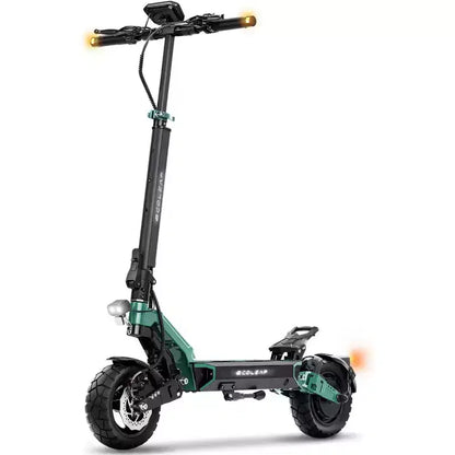 Monopattino elettrico ECOLEAP L7 per adulti, motore di picco 1500W, 45 km/h, autonomia 80 km, doppia sospensione, freni a disco anteriori e posteriori, UL