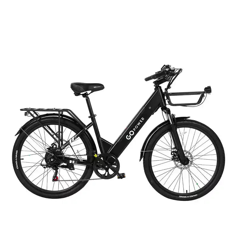 GoPowerBike GoVelo Bici Elettrica per Adulti, Motore da 500W, Batteria Rimovibile, Pneumatici da 26", Velocità Massima 32 km/h, Autonomia Oltre 80 km