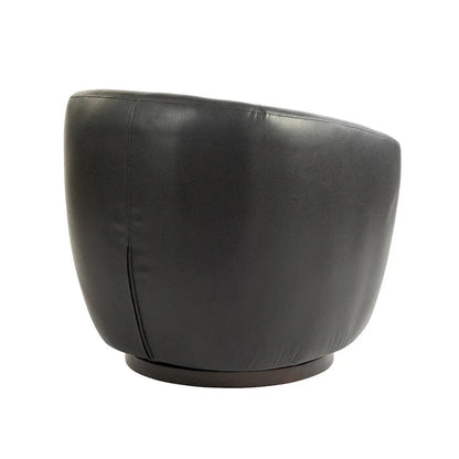 Fauteuil pivotant rembourré avec rangement, chaise d'appoint moderne pour salon, chambre, bureau, espaces de lecture - PU