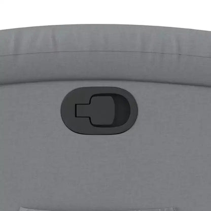 Poltrona Reclinabile Power Lift per Anziani - Tessuto Grigio Chiaro con Alzata Elettrica & Tasca Laterale