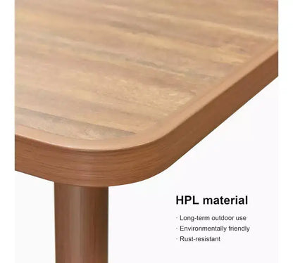 Ensemble de salle à manger d'extérieur PURPLE LEAF en osier tout temps avec table, cadre entièrement en aluminium pour pelouse, jardin, terrasse avec coussins