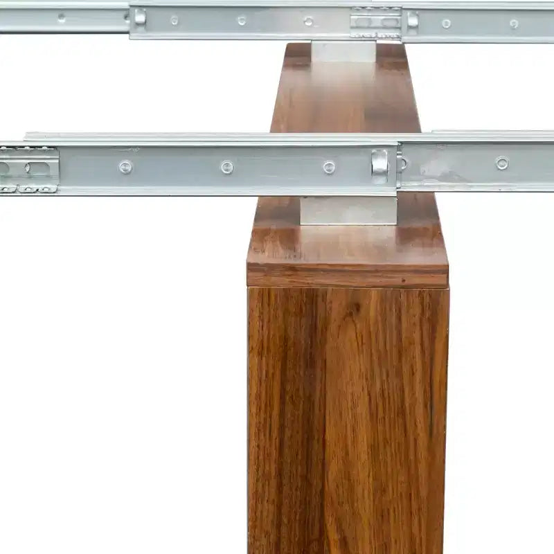 GDFStudio Torin Tavolo da pranzo moderno allungabile con ripiano portaoggetti