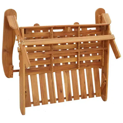 vidaXL Salon de jardin marron bois d'acacia massif Standard Pliable