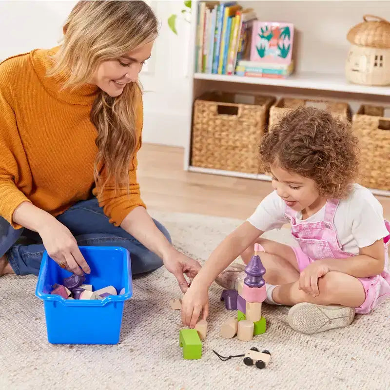Meuble de rangement 15 bacs ECR4Kids Streamline avec 15 bacs à façade incurvée, 3x5, mobilier pour enfants