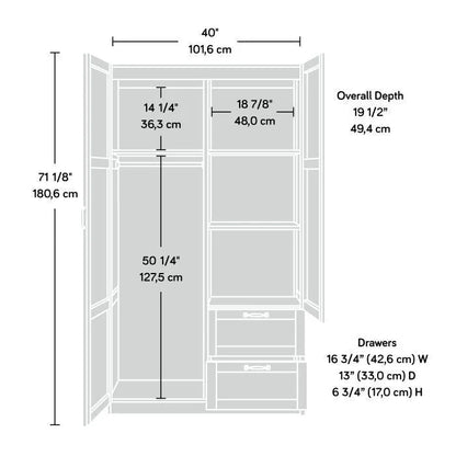Armoire de rangement Sauder Select Collection