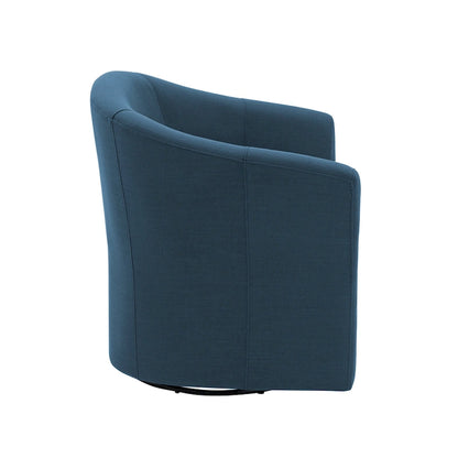 Lot de 2 fauteuils pivotants modernes avec accoudoirs pour salon