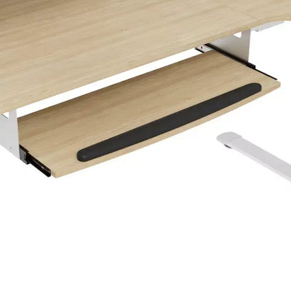 Scrivania angolare EUREKA ERGONOMIC 60x23 regolabile in altezza con set di accessori