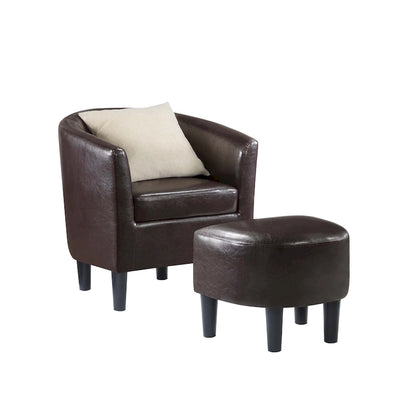 Convenience Concepts Take a Seat Churchill, Poltrona e Pouf