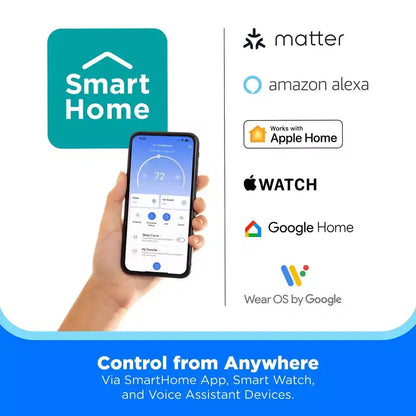 Condizionatore d'aria portatile Smart Inverter Midea 10.000 BTU DOE, per ambienti fino a 42 m², bianco