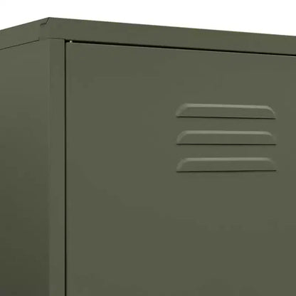 vidaXL Armoire vert olive 90x50x180 cm Acier