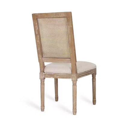 Lot de 6 chaises de salle à manger Regina en bois et cannage de style campagne française - Christopher Knight Home