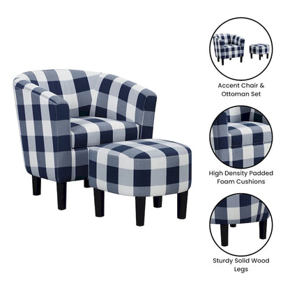Convenience Concepts Take a Seat Churchill, Poltrona e Pouf