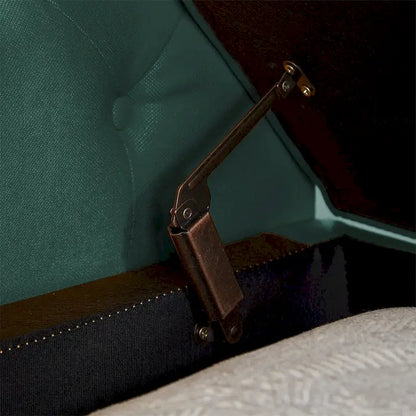 Panca contenitore per camera da letto, fondo letto, con braccioli arrotolati, in velluto, divano ottomana, panca lunga