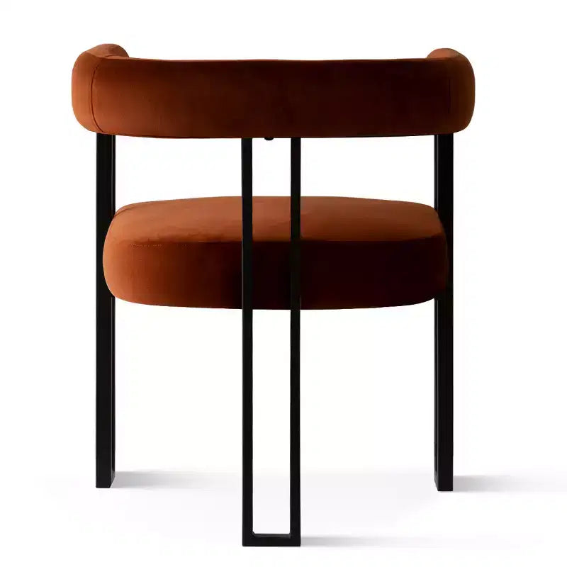 Set tavolo da pranzo allungabile da 120-210 cm per 4 persone, tavolo nero e 4 sedie da pranzo imbottite in velluto con gambe in metallo, stile moderno