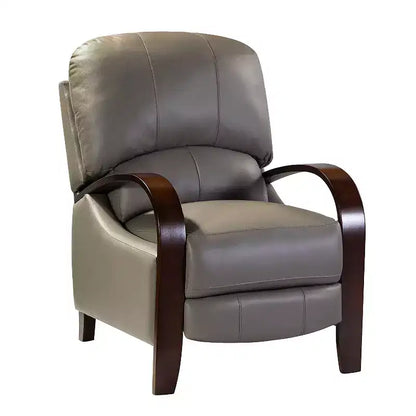 Lot de 2 fauteuils relax manuels en cuir véritable, inclinaison 159°