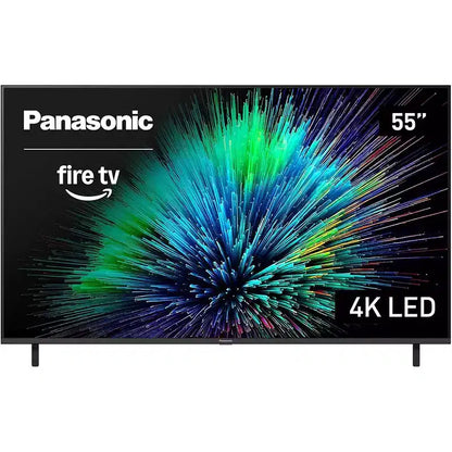 Panasonic Serie W70 Smart TV LED 4K Ultra HD da 55" con Fire TV, Soundbar, supporto e accessori