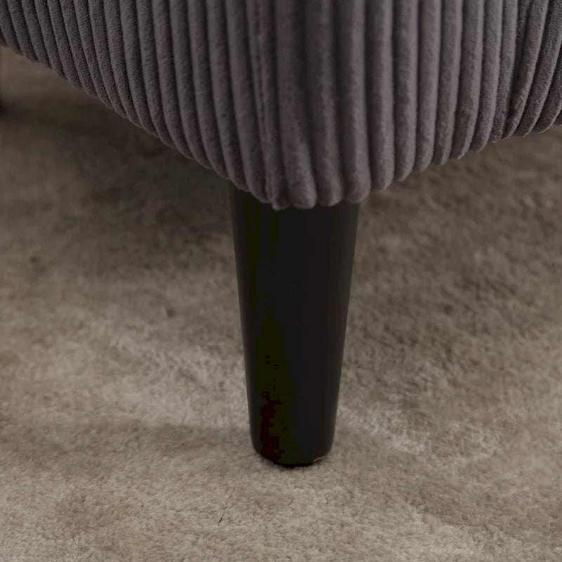 Fauteuil style moderne Fauteuil crapaud avec coussin et oreiller, canapé simple