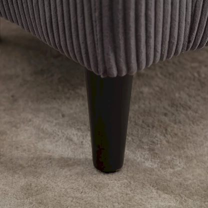 Fauteuil style moderne Fauteuil crapaud avec coussin et oreiller, canapé simple