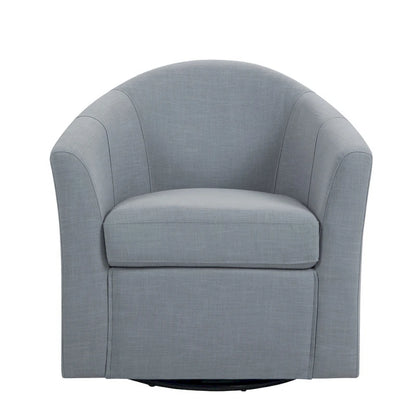 Lot de 2 fauteuils pivotants modernes avec accoudoirs pour salon