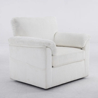 33 Fauteuils Crapaud Individuels en Velours Côtelé