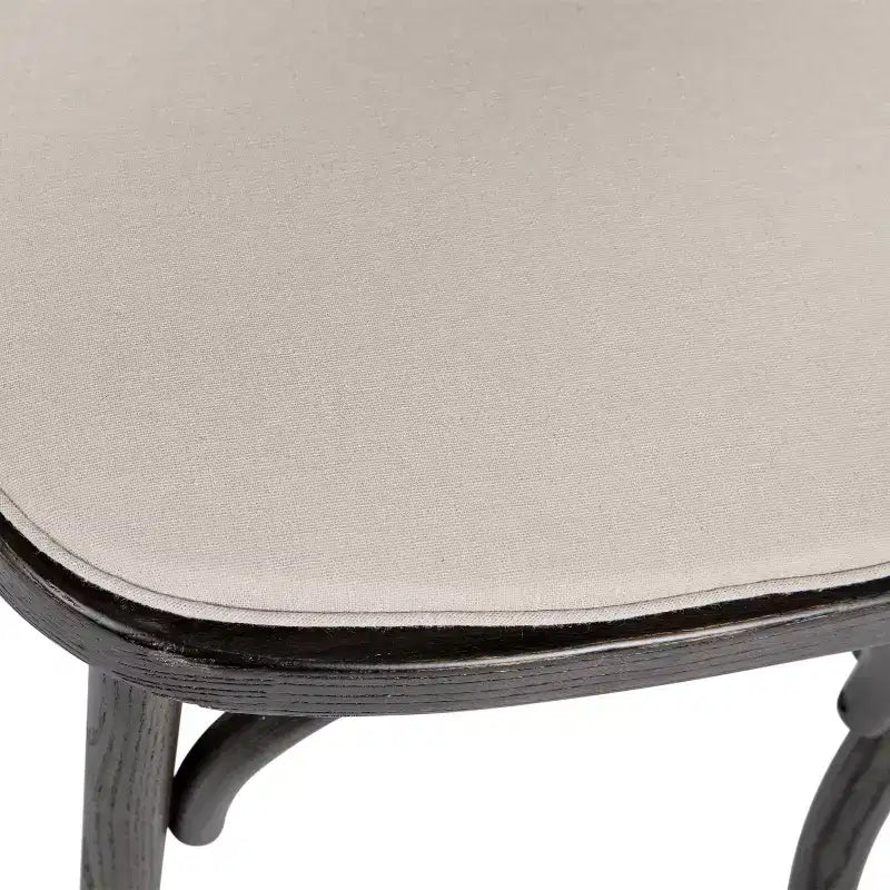 Chaise empilable en bois à dossier croisé Flash Furniture série HERCULES avec coussin