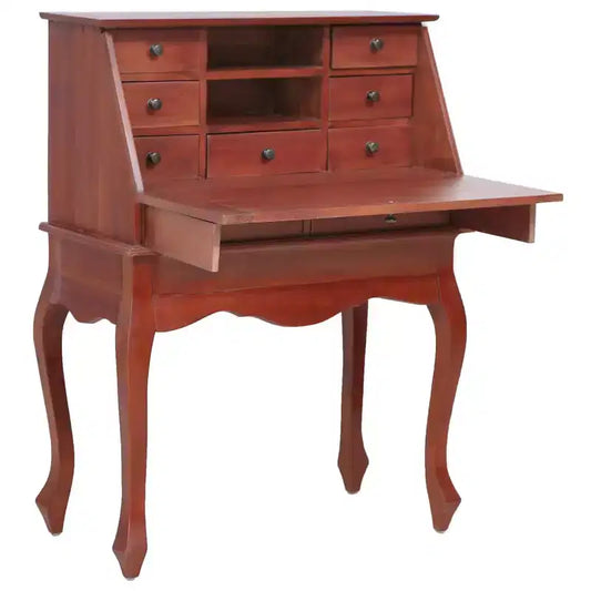 Secrétaire Brun Bois d'acajou massif 78 x 42 x 103 cm