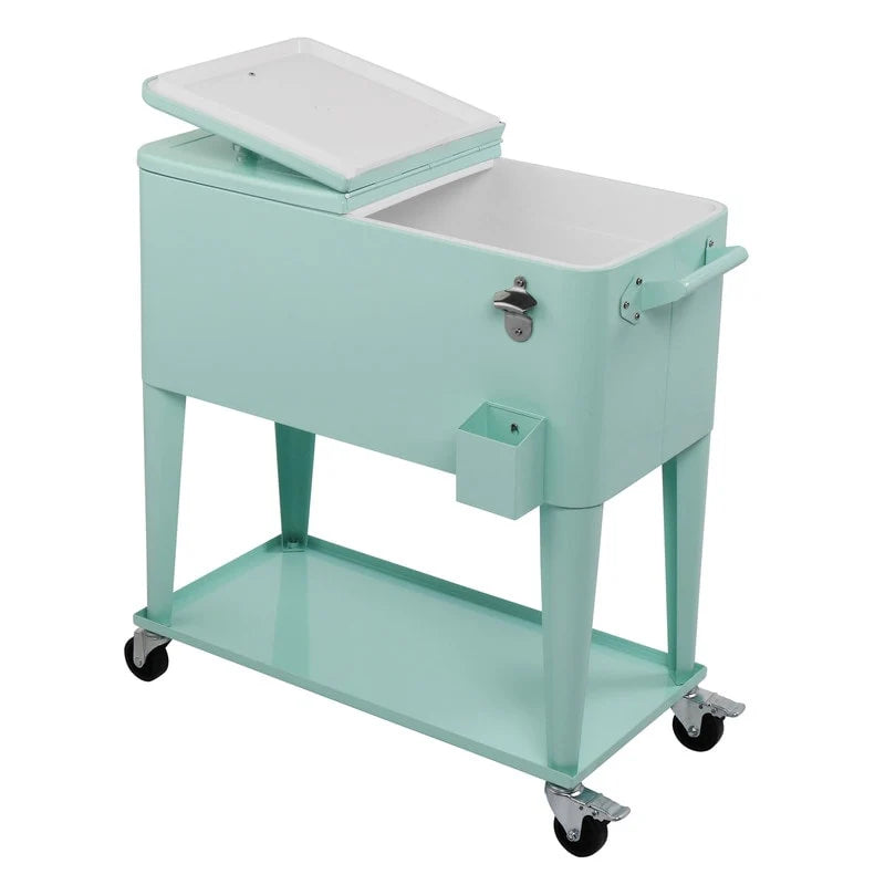 Frigorifero spray in ferro da 80QT con ripiano