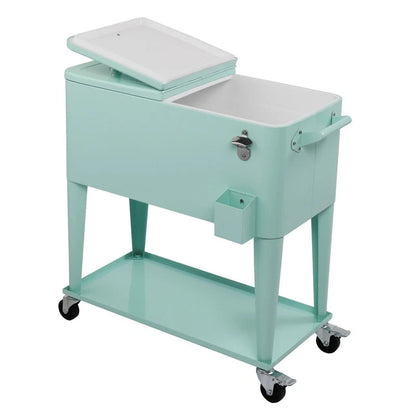 Frigorifero spray in ferro da 80QT con ripiano