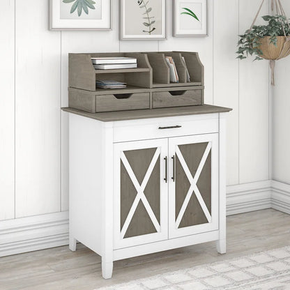 Scrittoio Key West con mobiletto di Bush Furniture