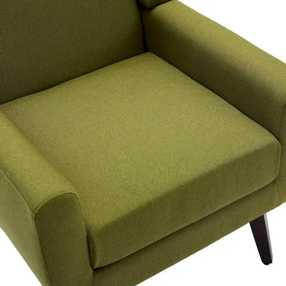 Fauteuil d'appoint en lin, à oreilles, lot de 2