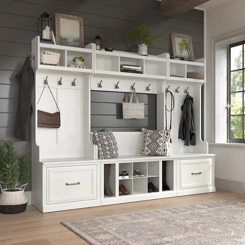 Set per l'ingresso Woodland con appendiabiti di Bush Furniture
