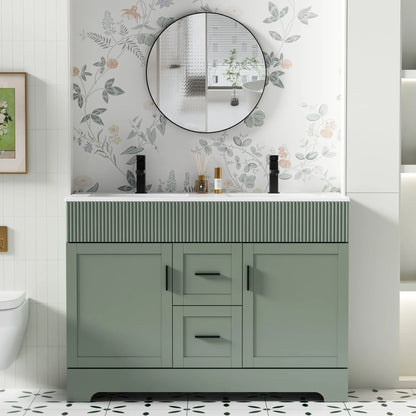 Mobile bagno 30/36/48 Wavy Line con lavabo e rubinetto