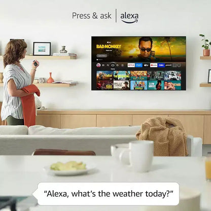 Panasonic Serie W70 Smart TV LED 4K Ultra HD da 55" con Fire TV, Soundbar, supporto e accessori