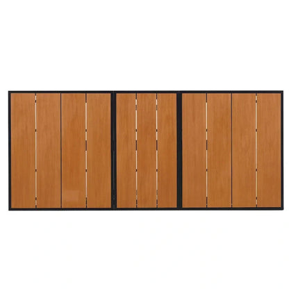 Ensemble de salle à manger d'extérieur extensible 7 pièces avec table extensible et 6 fauteuils