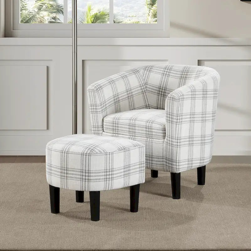 Convenience Concepts Take a Seat Churchill, Poltrona e Pouf