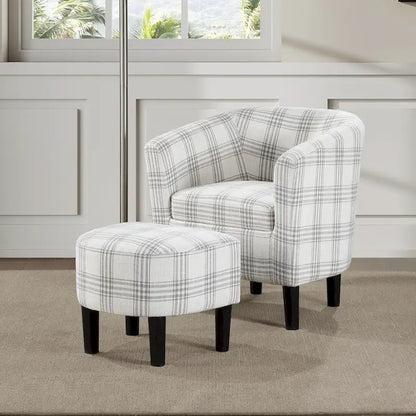 Convenience Concepts Take a Seat Churchill, Poltrona e Pouf
